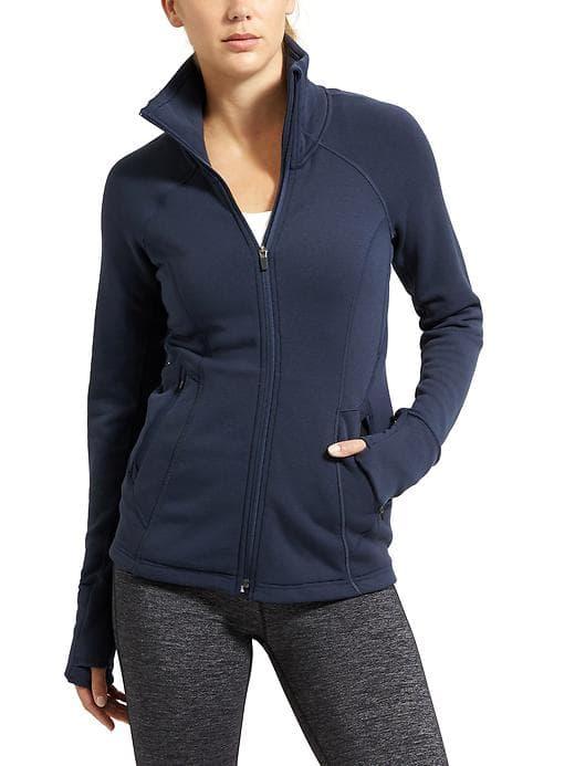 Athleta Womens Powerlift Jacket Size M - Navy