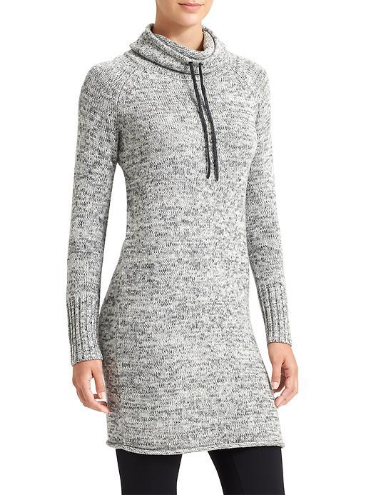 Athleta Womens Traverse City Sweater Dress Size L - Grey Heather Marl