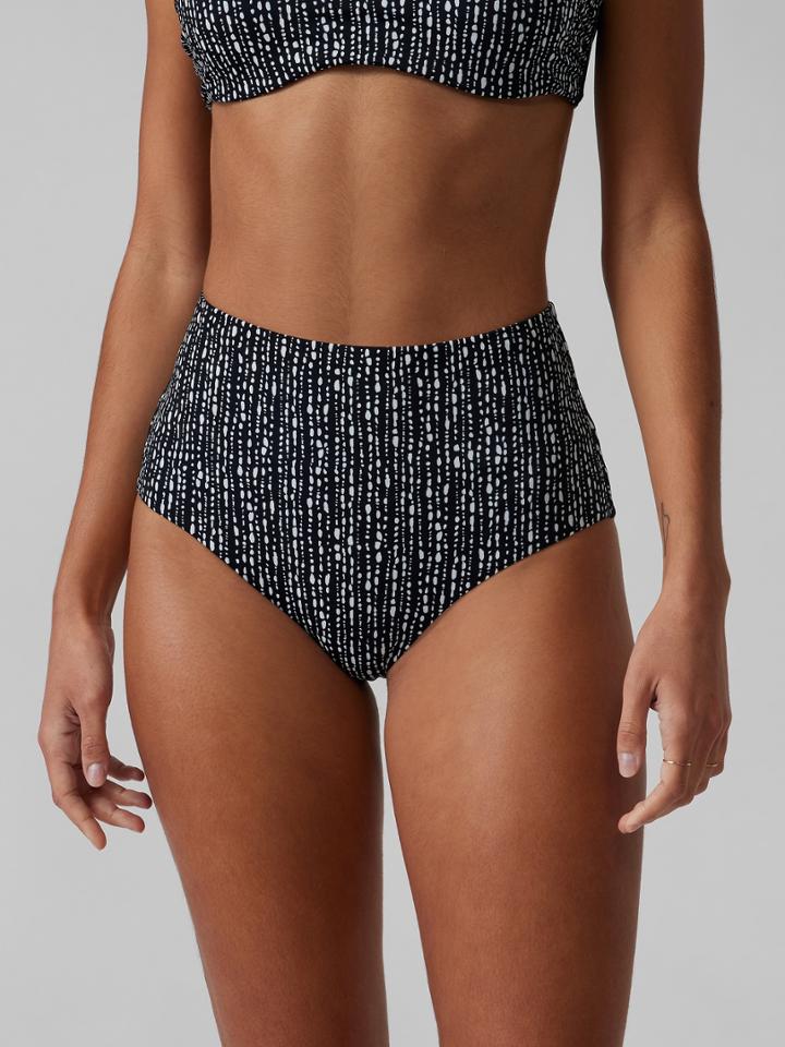 High Waist Printed Bikini Bottom