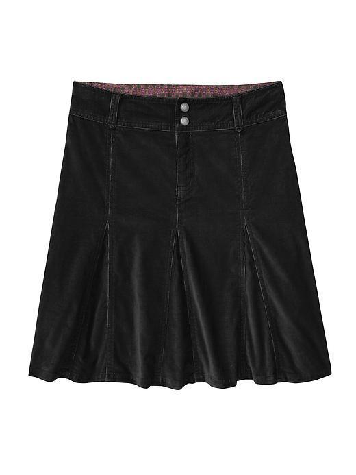 Athleta Womens Whenever Cord Skirt Size 2 - Black