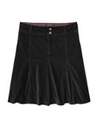 Athleta Womens Whenever Cord Skirt Size 2 - Black
