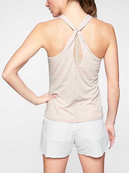 Athleta Womens Essence Cross Back Tank Ballerina Gown Size M