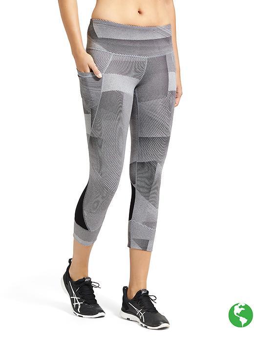 Athleta Womens Surge Relay 2.0 Capri Size L Tall - Grey Heather