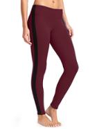 Athleta Womens Ski Line Polartec 2 Tight Size L Tall - Chianti/black