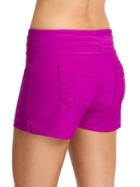 Athleta Womens Fun In The Sun Swim Short 2 Size S - Jazzy Purple