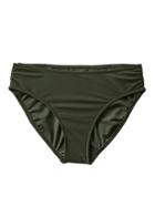 Athleta Womens Shirred Full Tide Bottom Size L - Spire Green