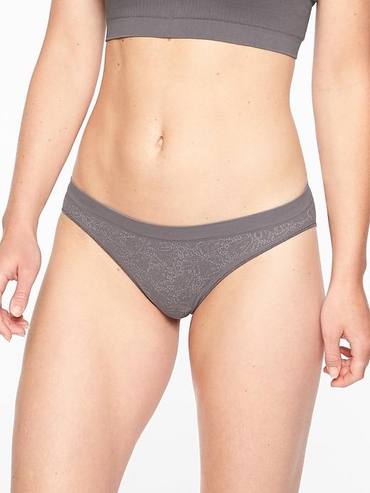 Athleta Womens Natura Bikini Silver Grey Size S
