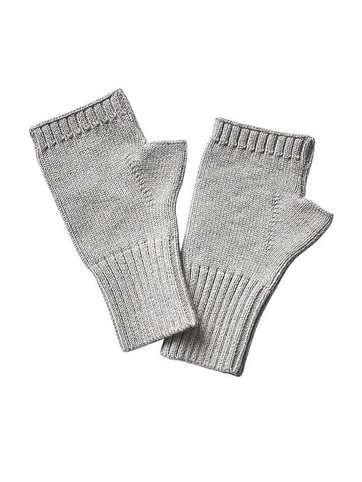 Athleta Womens Fingerless Glove Grey Heather Size One Size