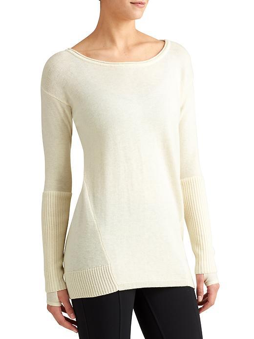 Athleta Womens Merino Nopa Sweater Size L - Dove