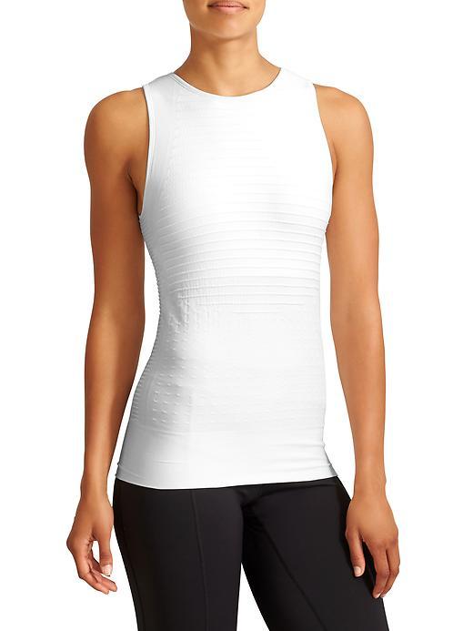 Athleta Womens Union Seamless Tank Size L - White