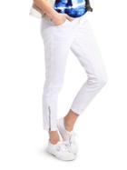 Athleta Womens Organic Cotton Ankle Pant Size 16 - White