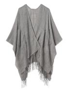 Athleta Womens Pocket Ruana Grey Size One Size