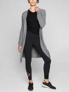 Athleta Womens Daybreak Rib Wrap Size L - Medium Grey Heather