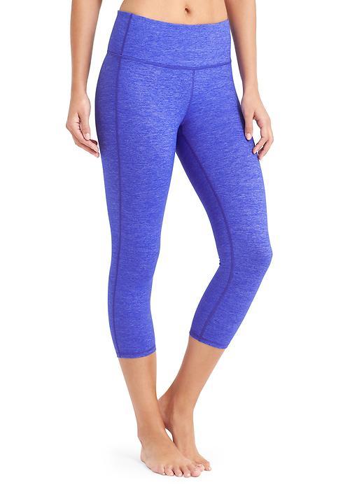 Athleta Womens High Rise Quest Chaturanga Capri Size L Tall - Capri Blue