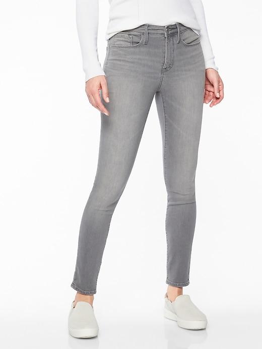 Athleta Womens Sculptek Skinny Jean Grey Wash Quartz Wash Size 0