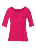 Organic Cotton Demi Sleeve Scoop