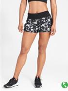 Athleta Womens Leopard Ready Set Go Short 4&quot; Size S - Black
