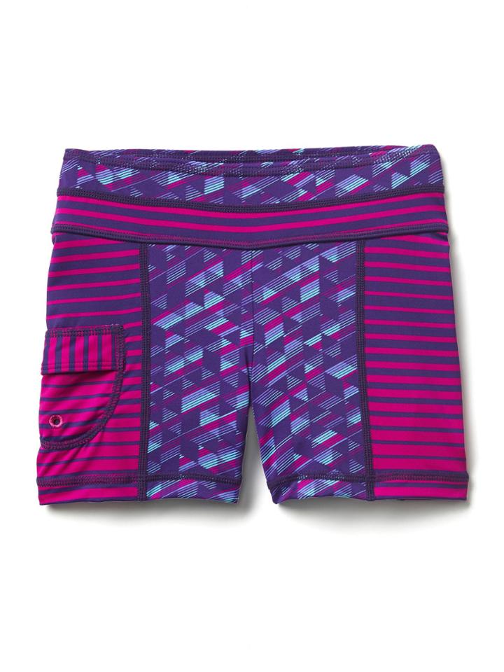 Athleta Girl Geo Stripe Bikini Short