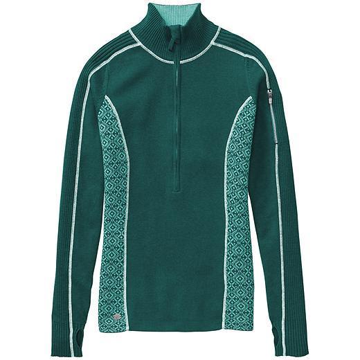 Athleta Sidestep Sweater - Deep Turquoise Heather