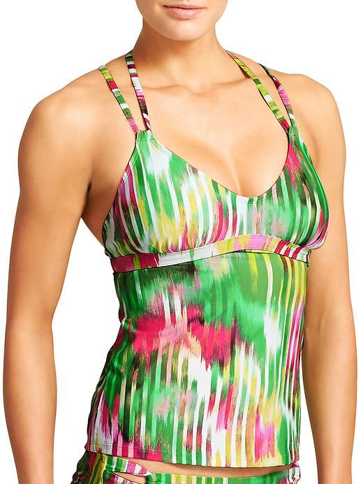 Athleta Womens Wailea Scoop Tankini Size M Tall - Paradise Pink