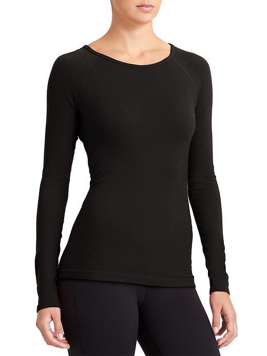Athleta Womens Remarkawool Top Size L - Black