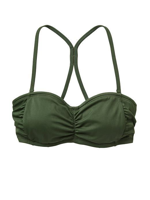 Athleta Womens Bandeau Bikini Size 32d/dd - Spire Green