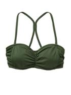 Athleta Womens Bandeau Bikini Size 32d/dd - Spire Green