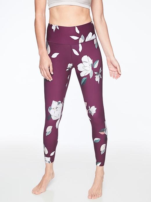 Athleta Womens Floral Elation 7/8 Tight Wild Bloom Size S