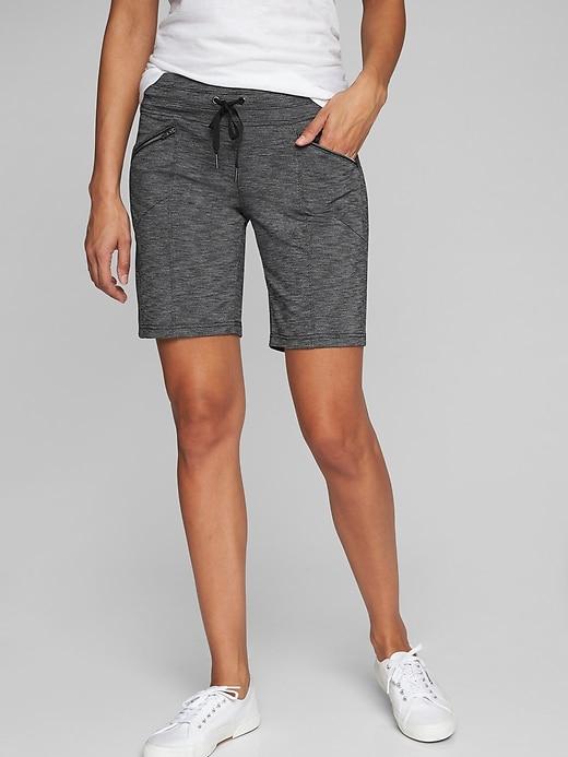 Athleta Womens Metro Slouch Short Black Heather Size Xxs