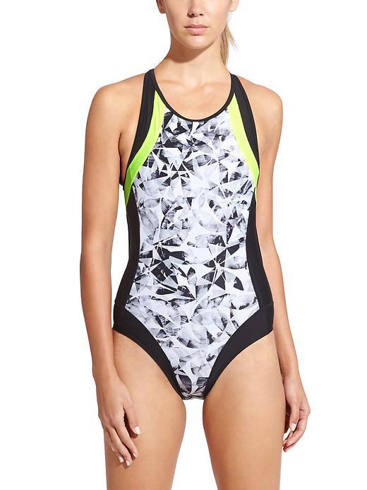 Athleta Womens Streamline One Piece Size L Tall - Belharra Print