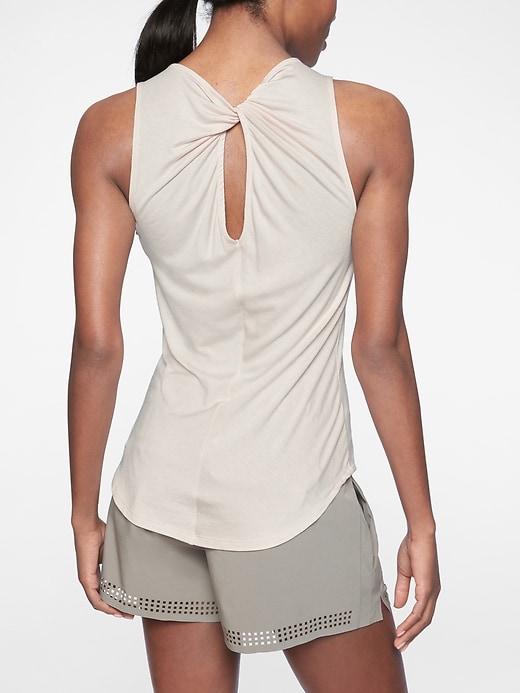 Athleta Womens Cloudlight Twist Back Tank Ballerina Gown Size L