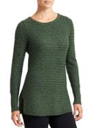 Athleta Womens Cypress Sweater Size 1x Plus - Jasper Green Marl