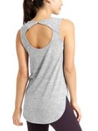 Athleta Womens Pose Tank Size L - Light Grey Heather