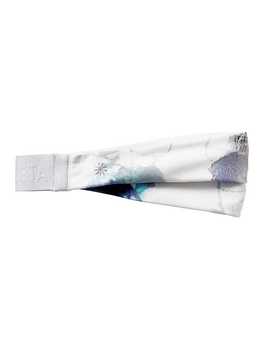 Athleta Womens Under Wraps Printed Headband Grey Size One Size