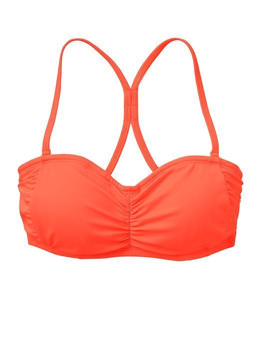 Athleta Womens Bandeau Bikini Size 32d/dd - Ember Orange