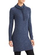 Athleta Womens Traverse City Sweater Dress Size L - Navy Marl