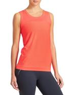 Athleta Womens Mobilize Mesh Tank Size L - Ember Orange