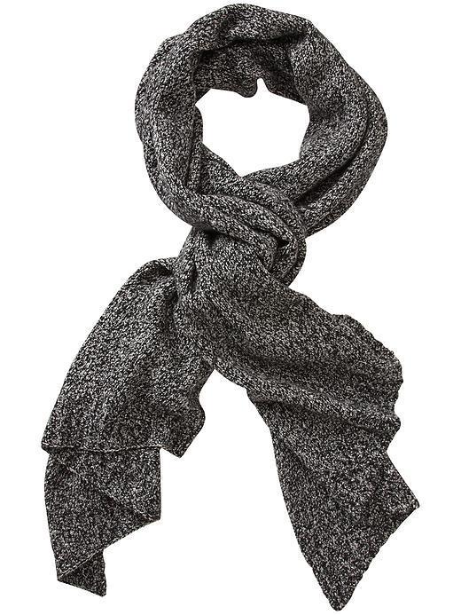 Athleta Boucle Scarf Size One Size - Black Marl