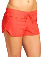 Athleta Womens Kata Swim Short Size M - Ember Orange