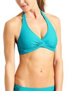 Athleta Womens Tara Halter Bikini Size 32d/dd - Antilles Blue