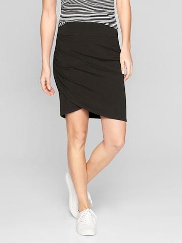 Athleta Womens Kickback Skirt Black Size M