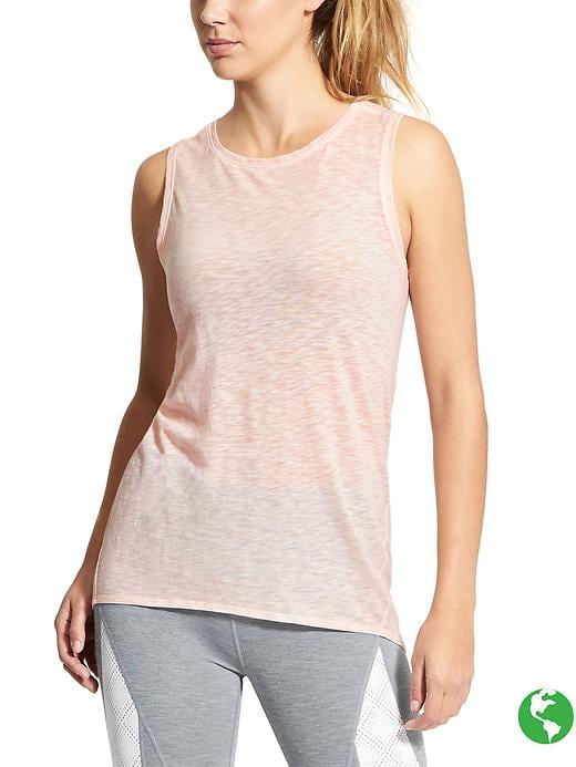 Athleta Womens Eco Wash Daily Tank Size M Tall - Milkshake Pink