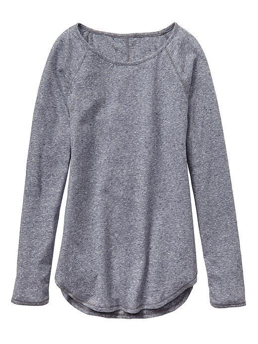 Athleta Shanti Jaspe Top - Dress Blue Heather