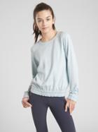 Athleta Girl Smocked Crew