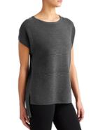 Athleta Womens Aster Tunic Sweater Size L - Charcoal Heather