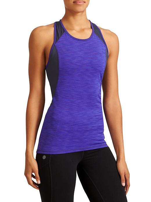 Athleta Womens Spiral Tank Size L - Vibrant Cobalt/navy