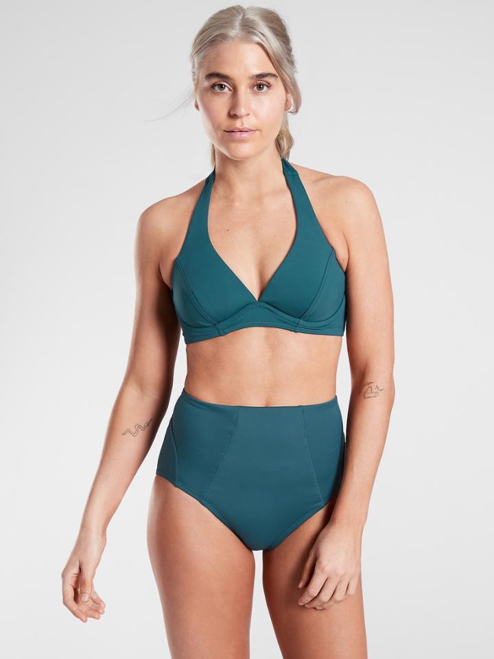 Sculpted Halter Bikini Top