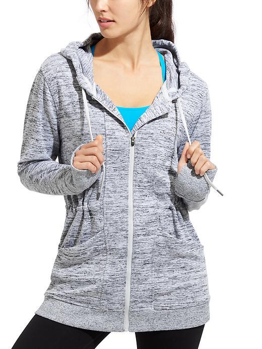 Athleta Womens Blissful Cya Jacket Size L - Grey Heather