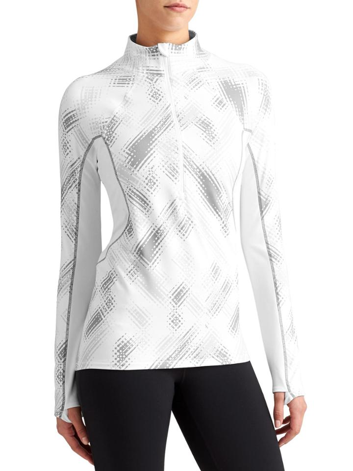 Printed Superluxe Half Zip