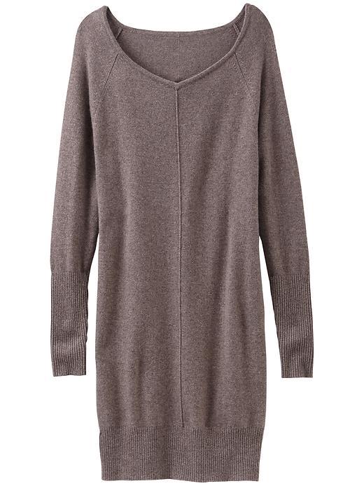 Athleta Womens Cashmere Adi Mudra Sweater Dress Size Xs - Frosted Mocha Heather